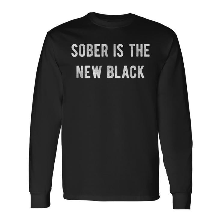 Sober Is The New Black Totalism Long Sleeve T-Shirt