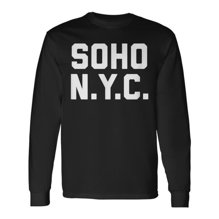 Soho Nyc New York City Long Sleeve T-Shirt Gifts ideas