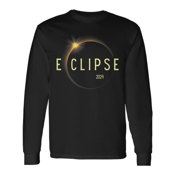 Solar Eclipse April 082024 Long Sleeve T-Shirt
