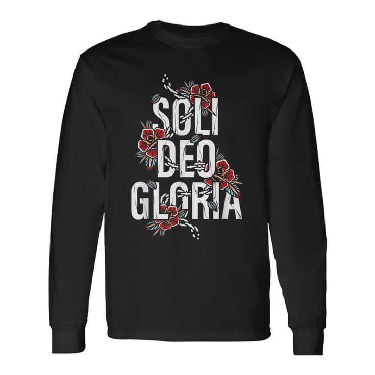 Soli Deo Gloria Broken Chain Long Sleeve T-Shirt Gifts ideas