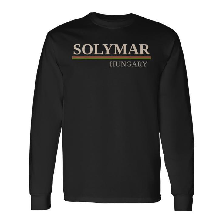 Solymar Ungarn Langarmshirts Geschenkideen