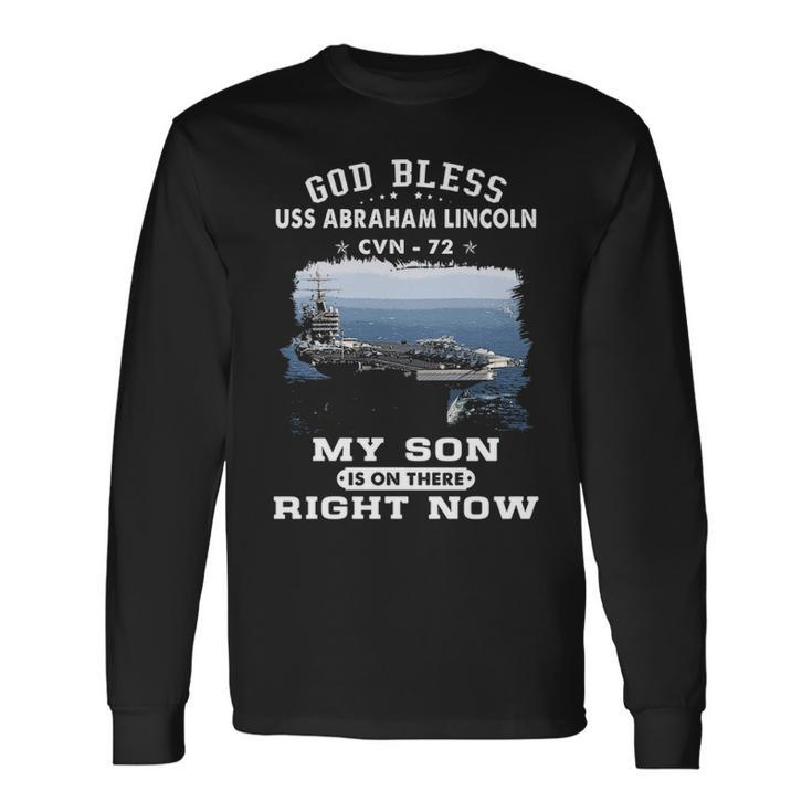 My Son Is Uss Abraham Lincoln Cvn Long Sleeve T-Shirt Gifts ideas