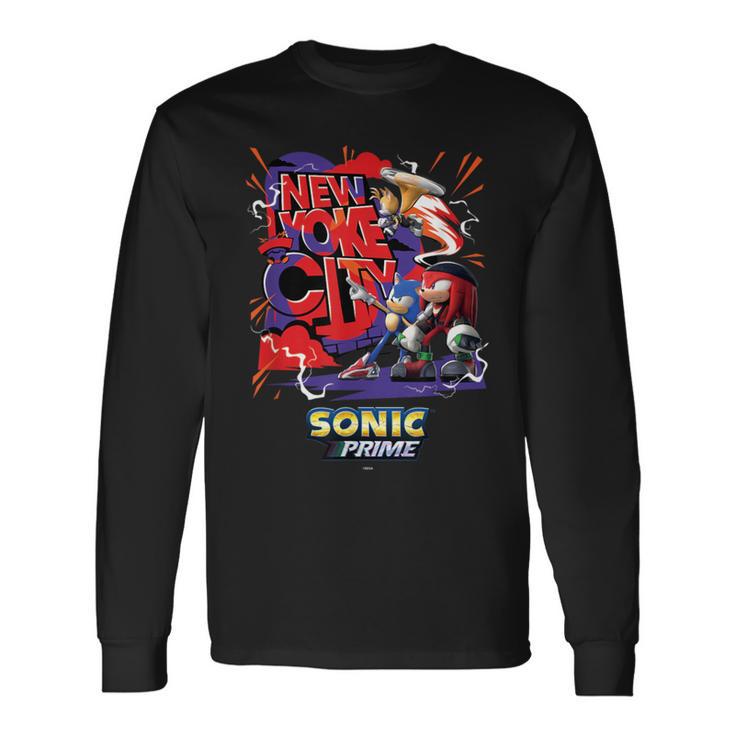 Sonic Prime New Yoke City Trio Long Sleeve T-Shirt