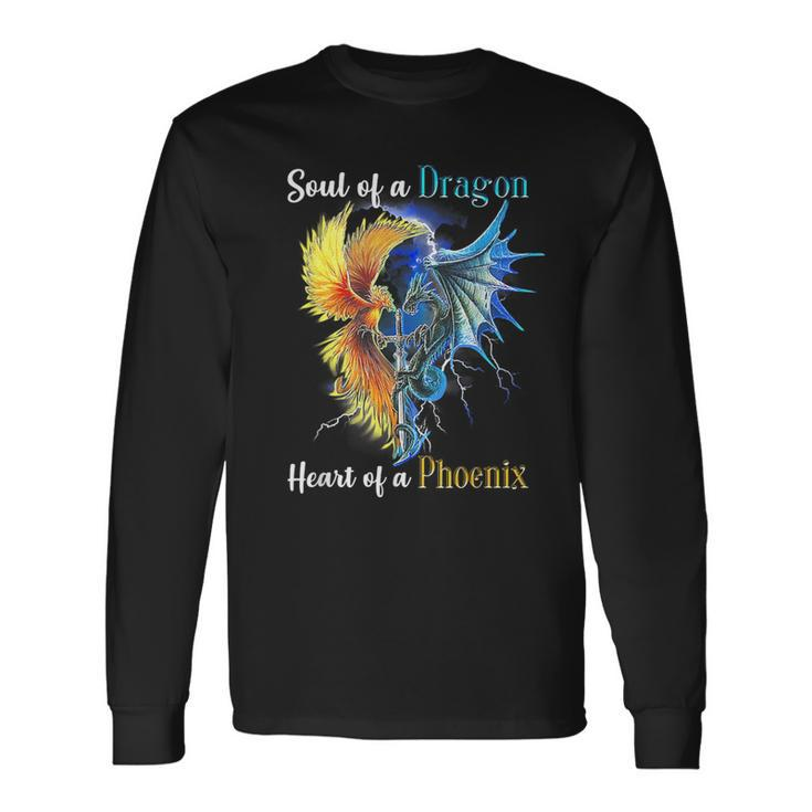 Soul Of A Dragon Heart Of A Phoenix Long Sleeve T-Shirt