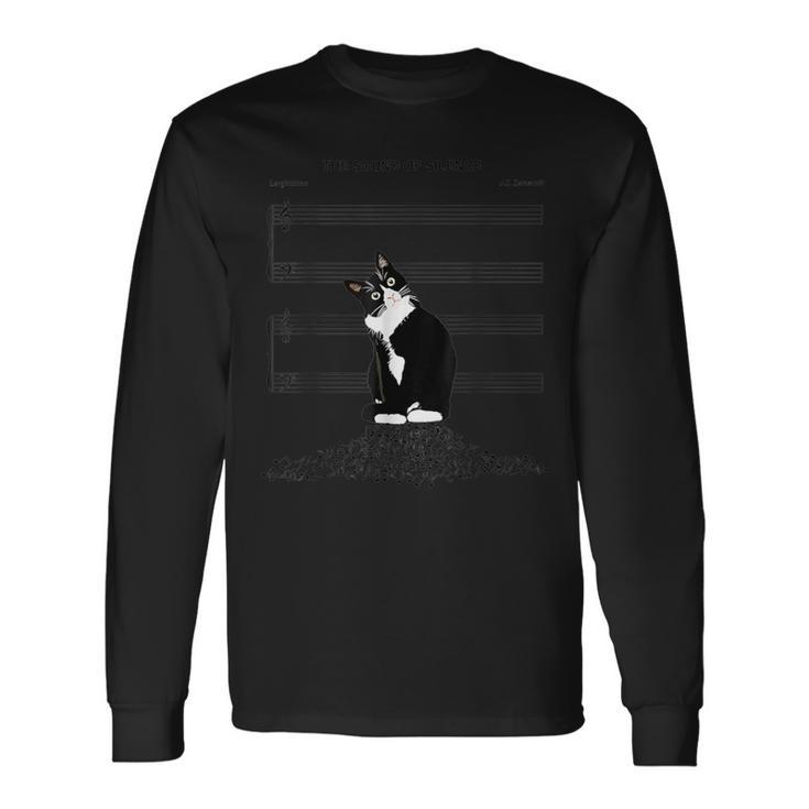 The Sound Of Silence Music And Cats Lover Long Sleeve T-Shirt