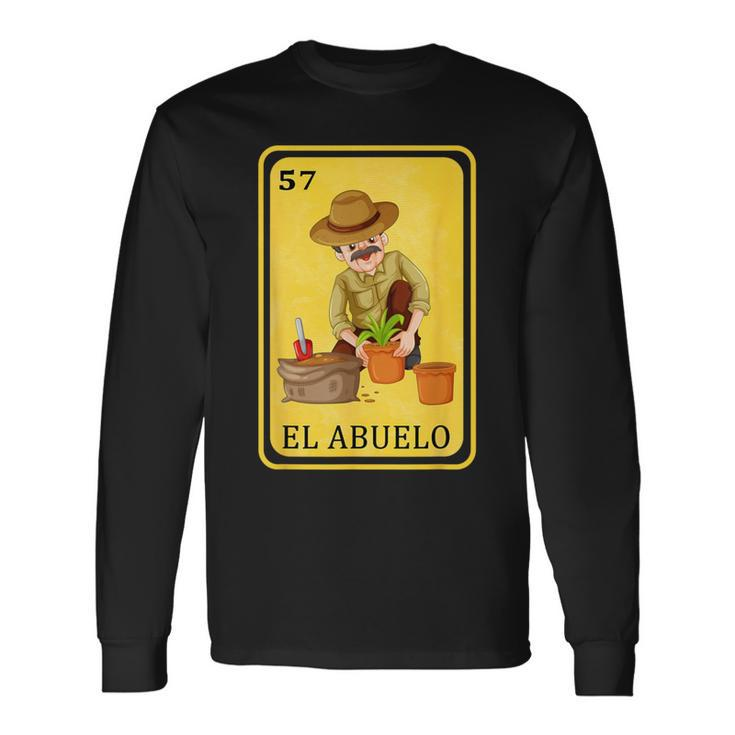 Spanish-Mexican Bingo El Abuelo Long Sleeve T-Shirt