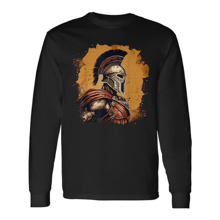 Sparta Spartan Leonidas 300 Spartan Langarmshirts Geschenkideen