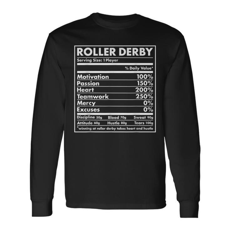 Sport Nutrition Roller Derby Long Sleeve T-Shirt