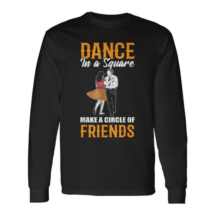 Square Dance Tanz In Einem Quadrat Bilde Einen Freundeskreis German Langarmshirts Geschenkideen