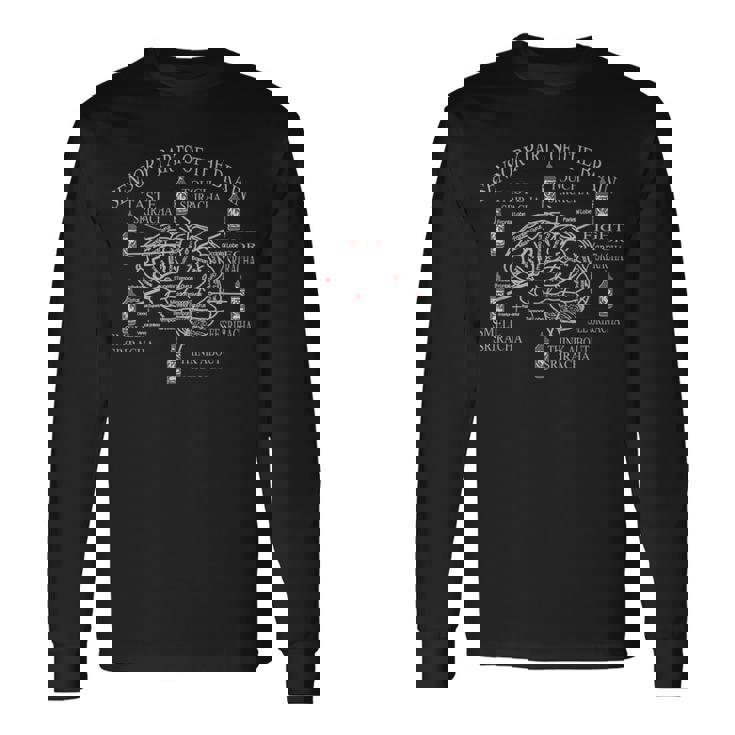 Sriracha Rooster Sauce Brain Stimulation Chili Sauce Long Sleeve T-Shirt