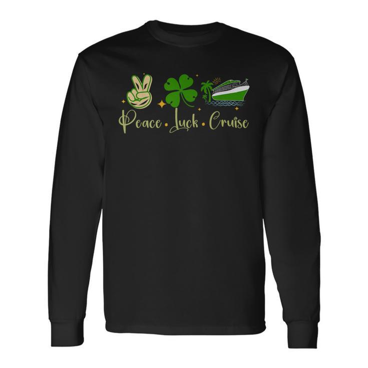 St Patrick's Day Cruise 2024 Family Long Sleeve T-Shirt