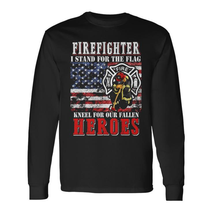 Standkneel Firefighter Long Sleeve T-Shirt