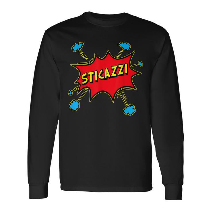 Sticazzi The Solution To Every Problem V2 Long Sleeve T-Shirt