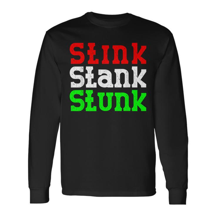 Stink Stank Stunk Christmas Pajama Long Sleeve T-Shirt