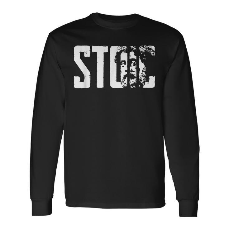 Stoic Stoisch Markus Aurel Stoicism Langarmshirts Geschenkideen