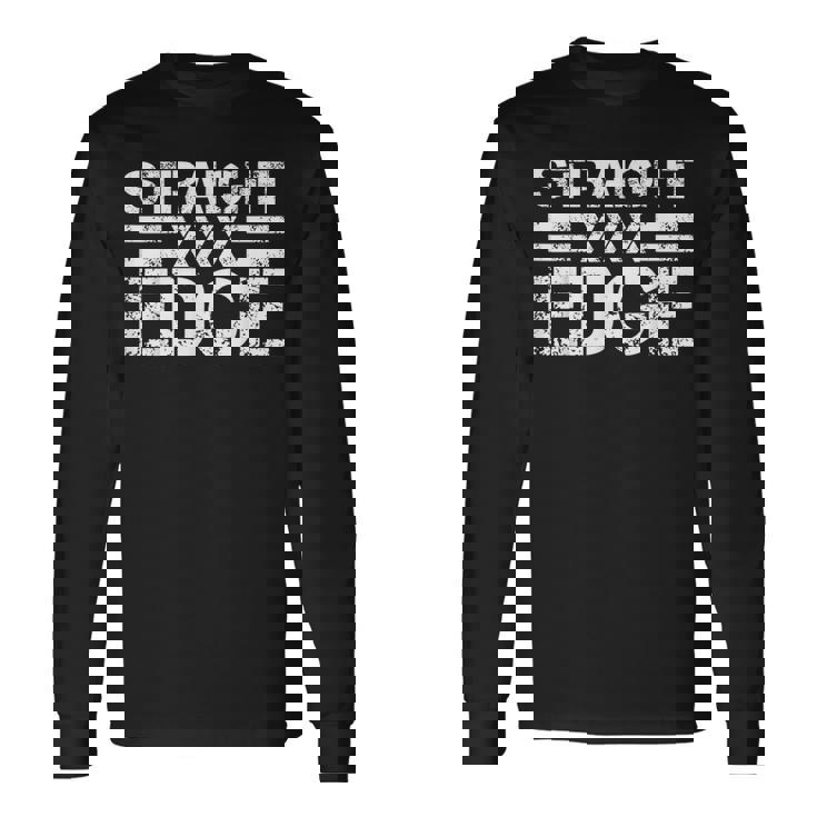 Straight Edge Xxx Vegan Drug Free Men's T-shirt Back Print - Monsterry