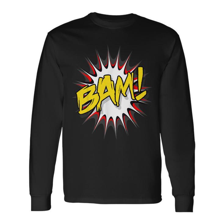 Super Hero Classic Bam Action Bubble Long Sleeve T-Shirt