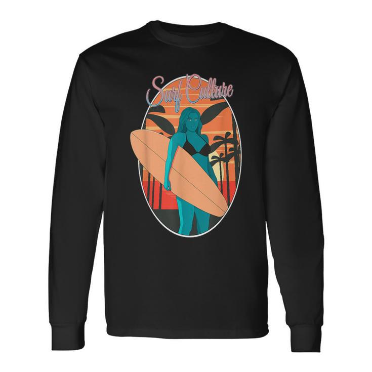 Surf Culture Summer Apparel Long Sleeve T-Shirt