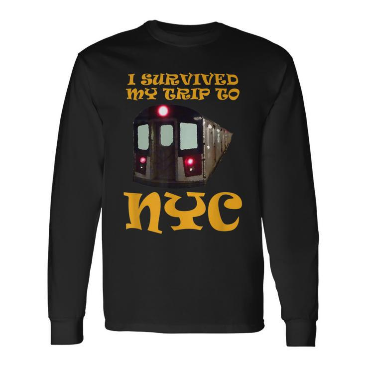 I Survived My Trip To Nyc Long Sleeve T-Shirt