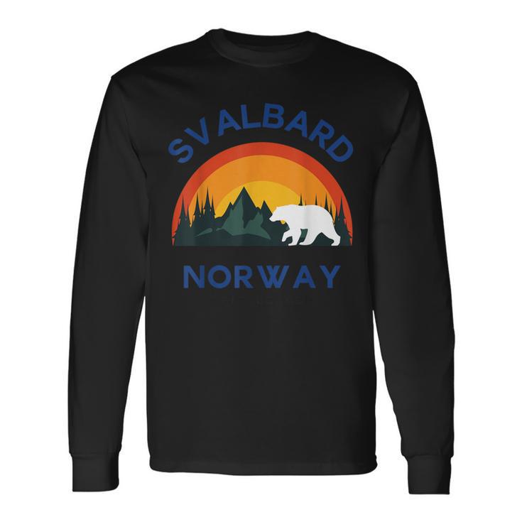 Svalbard Spitzbergen Norway Langarmshirts Geschenkideen