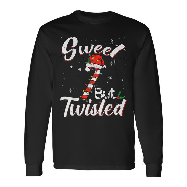 Sweet But Twisted Christmas Candy Cane Xmas Holiday Long Sleeve T-Shirt