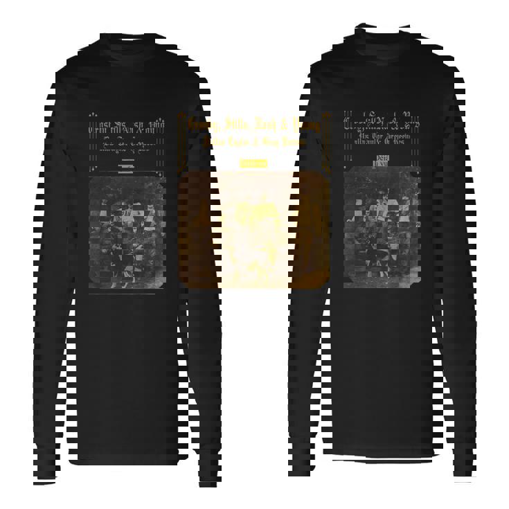 T-shirt à manches longues à manches longues Déjà Vu Crosby Stills