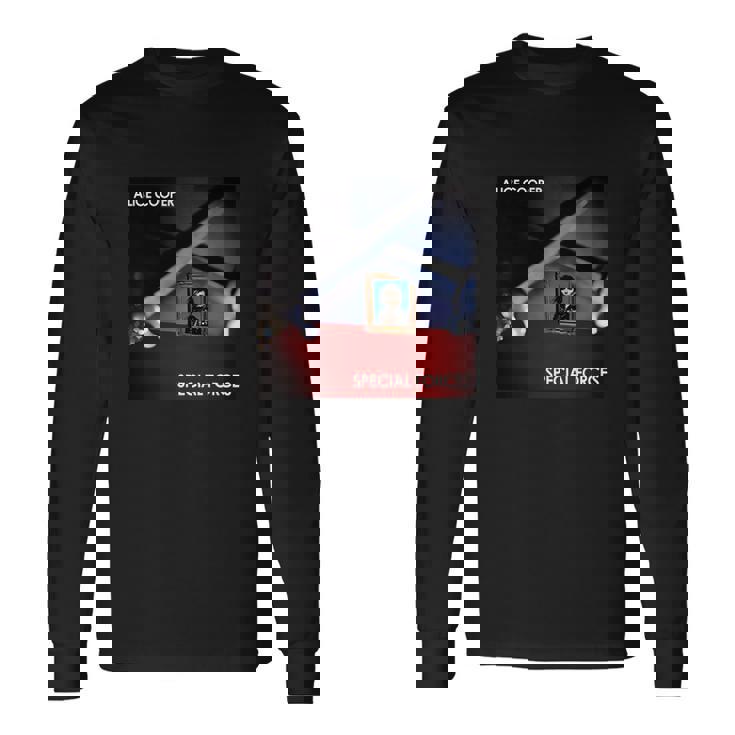T-shirt à manches longues Alice Cooper Special Forces, Tee Design Musique Rock