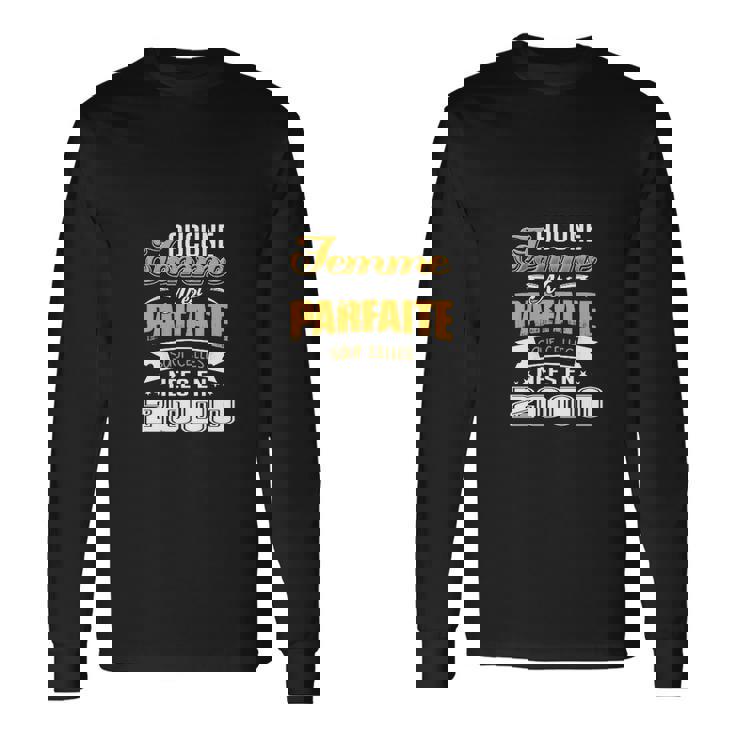 Une Femme Est Style AnnÃ©e 2000 Femme T-shirt à Manches Longues