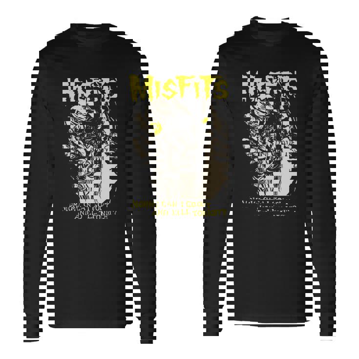 T-shirt à manches longues Misfits Mommy, Can I Go Out And Kill Tonight? Design Punk