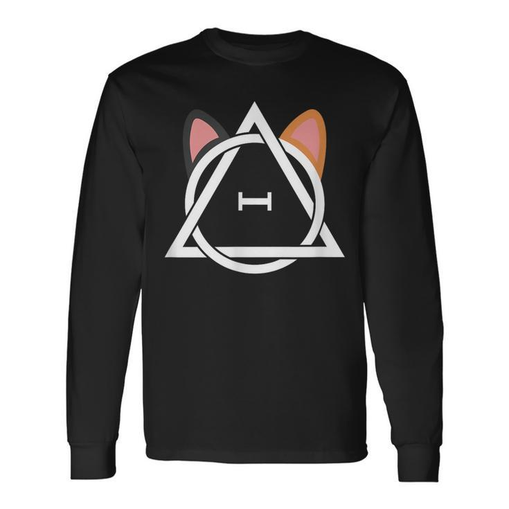 Theta Delta Symbol For Calico Cat Therian Long Sleeve T-Shirt