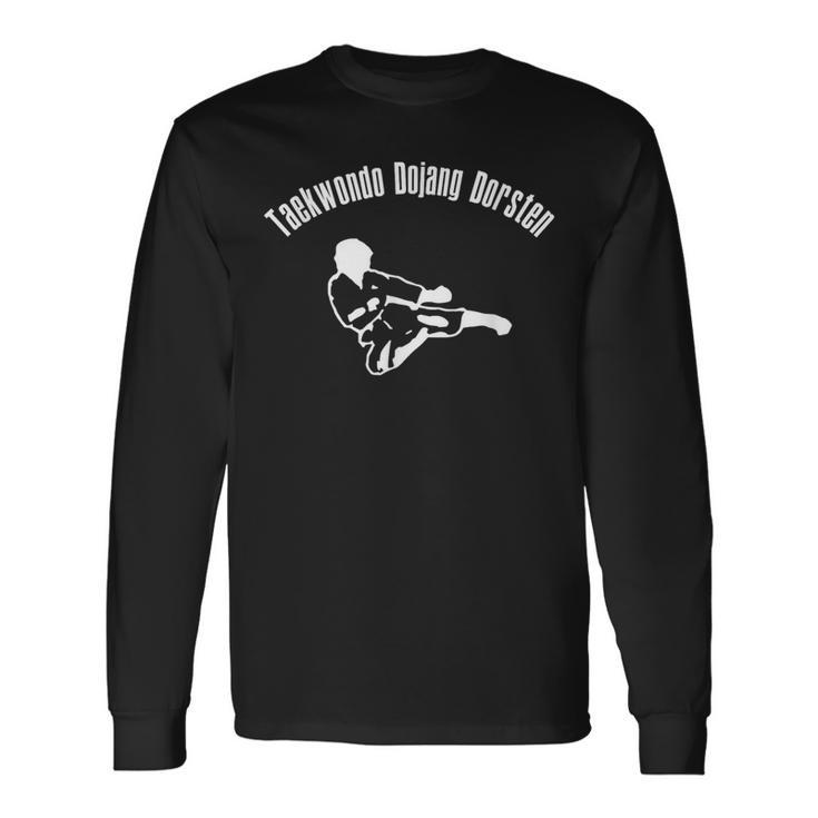 Taekwondo Dojang Dorsten Logo Langarmshirts Geschenkideen