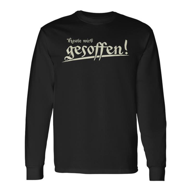 Tag Wird Gesoffen Archiest Text In German S Langarmshirts Geschenkideen