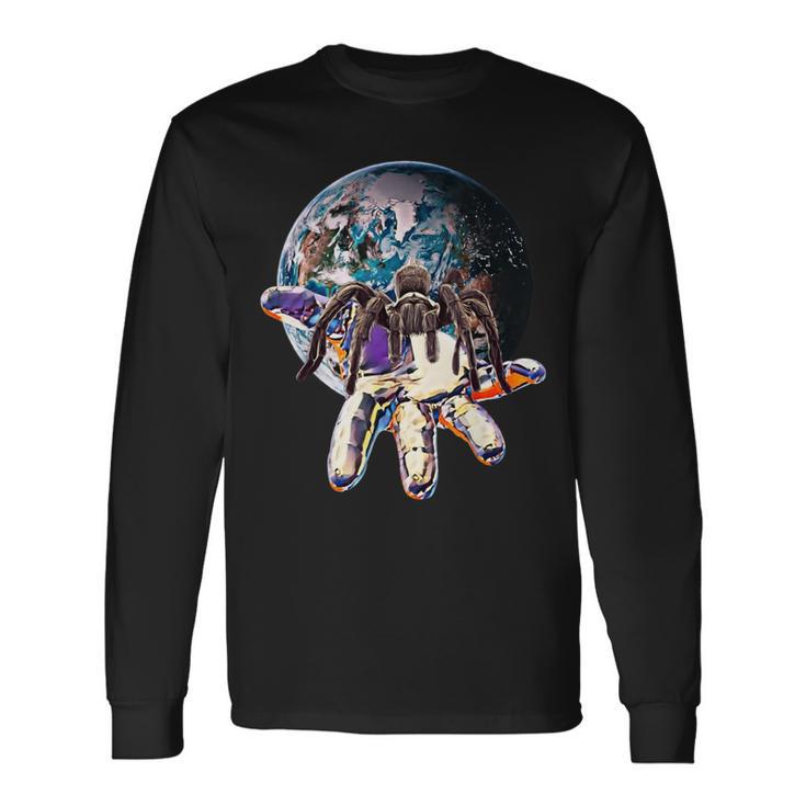 Tarantula Motif Coloful Spider Arachnid Tarantulas Long Sleeve T-Shirt