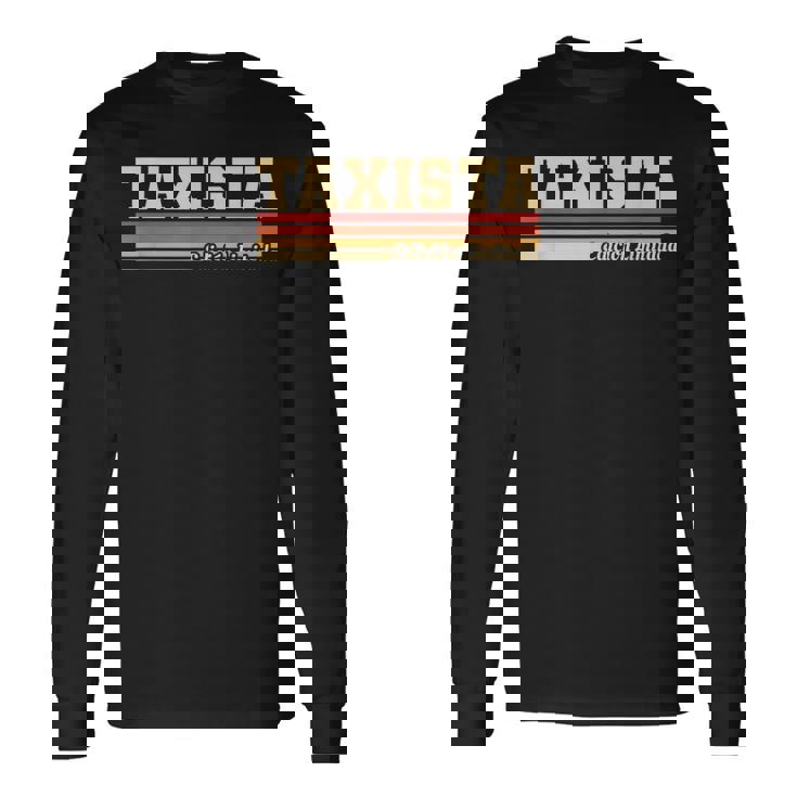 Taxista Edición Limitada Taxi Camiseta de manga larga
