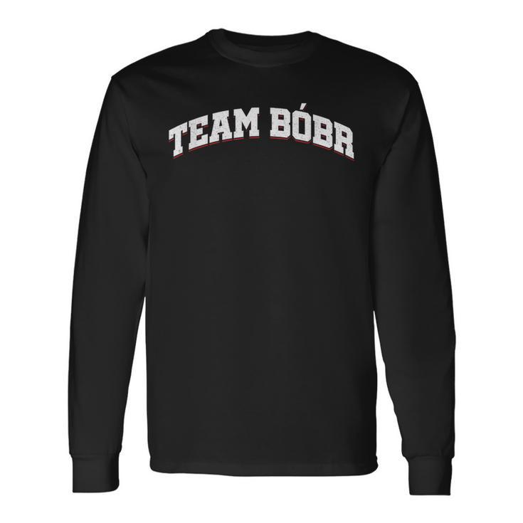 Team Bobr Bober Flannelette Bobr Meme Langarmshirts Geschenkideen