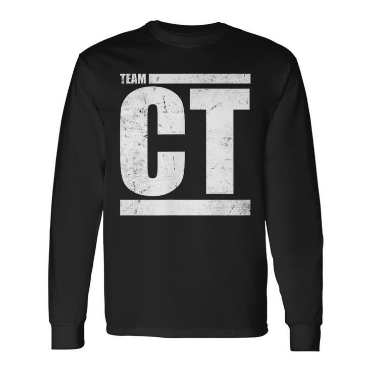 Team Ct Challenge Distressed Long Sleeve T-Shirt