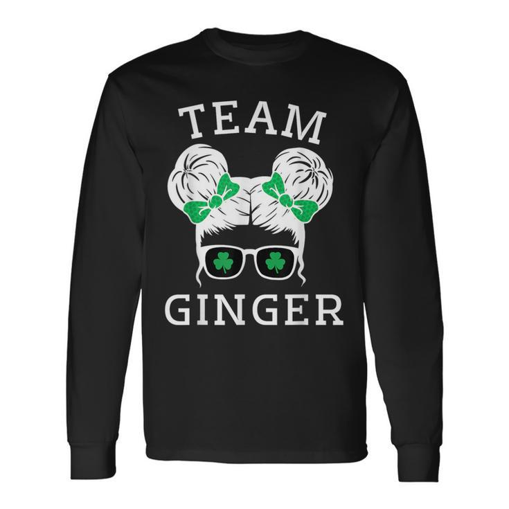 Team Ginger St Patrick's Day Irish Pride Long Sleeve T-Shirt