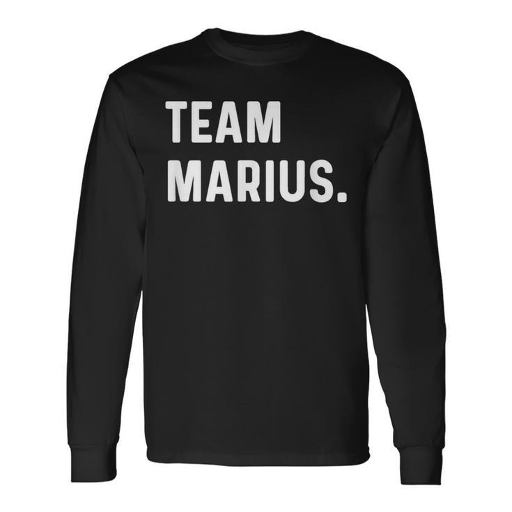 Team Marius Langarmshirts Geschenkideen