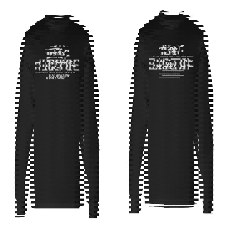 Team Stone Proud Family Surname Last Name Long Sleeve T-Shirt Gifts ideas