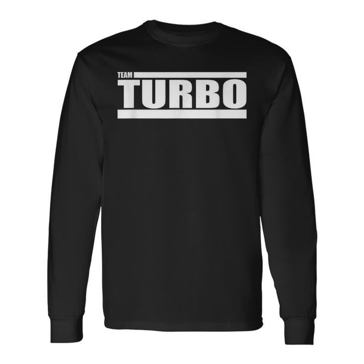 Team Turbo Challenge Long Sleeve T-Shirt