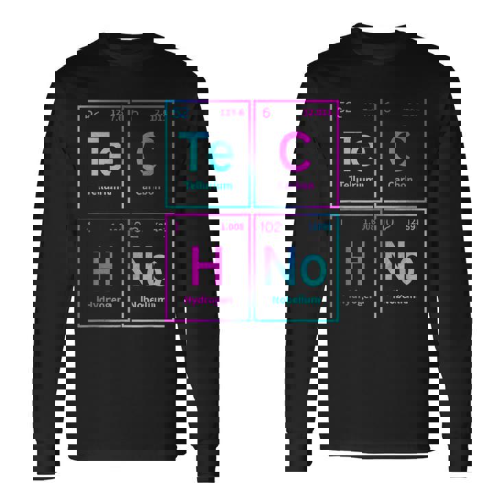 Techno Sintetizador Químico Rave Music Edm Music Festival Camiseta de manga larga