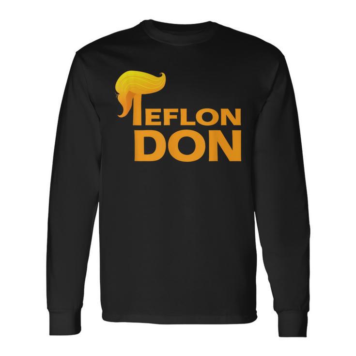 Teflon Don Donald Trump Hair Long Sleeve T-Shirt