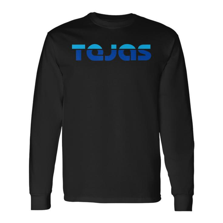 Tejas Cute Unique I Love Texas Long Sleeve T-Shirt