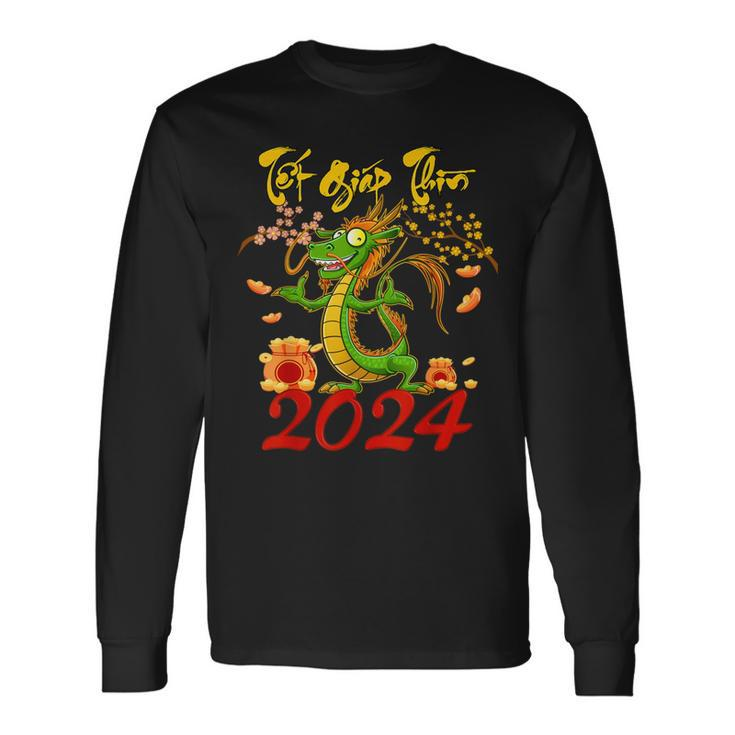 Tet Giap Thin Chuc Mung Nam Moi Vietnamese New Year 2024 Long Sleeve T-Shirt Gifts ideas
