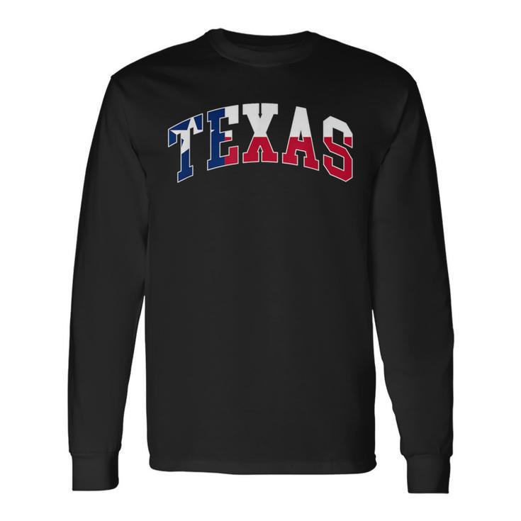 Texas Throwback Flag Of Texas Classic Long Sleeve T-Shirt