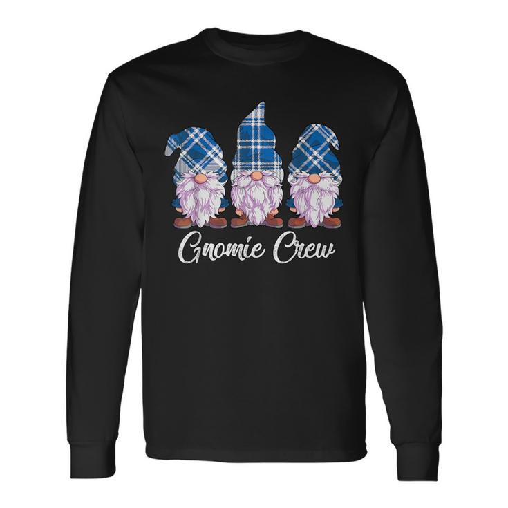 Three Gnomes Family Matching Christmas Buffalo Plaid Long Sleeve T-Shirt
