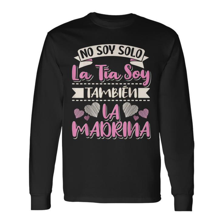 Tía Bautizo Madrina Camiseta de manga larga