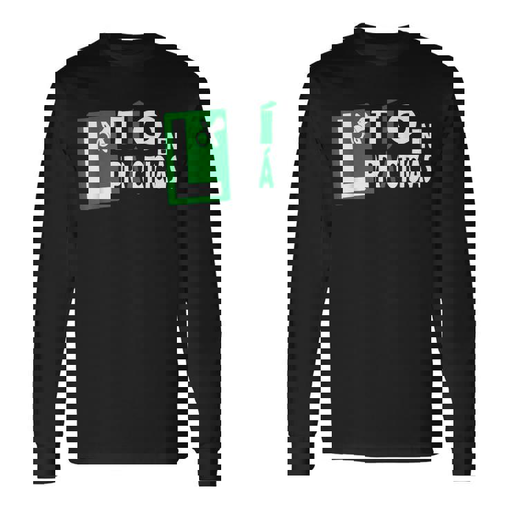 Tío En Prácticas Divertido Futuro Tio Anuncio Embarazadas Camiseta de manga larga