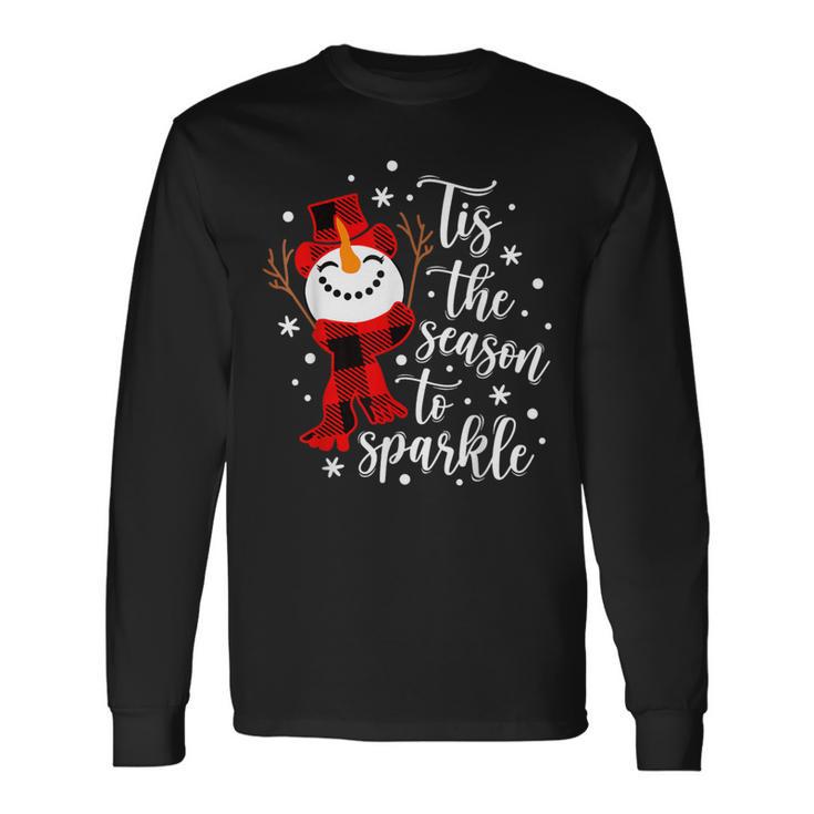 Tis The Season To Sparkle Matching Family Long Sleeve T-Shirt