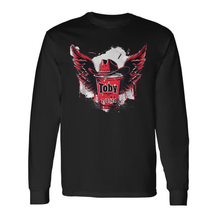 Toby Red Solo Cup Summer Drinking Song Party Long Sleeve T-Shirt